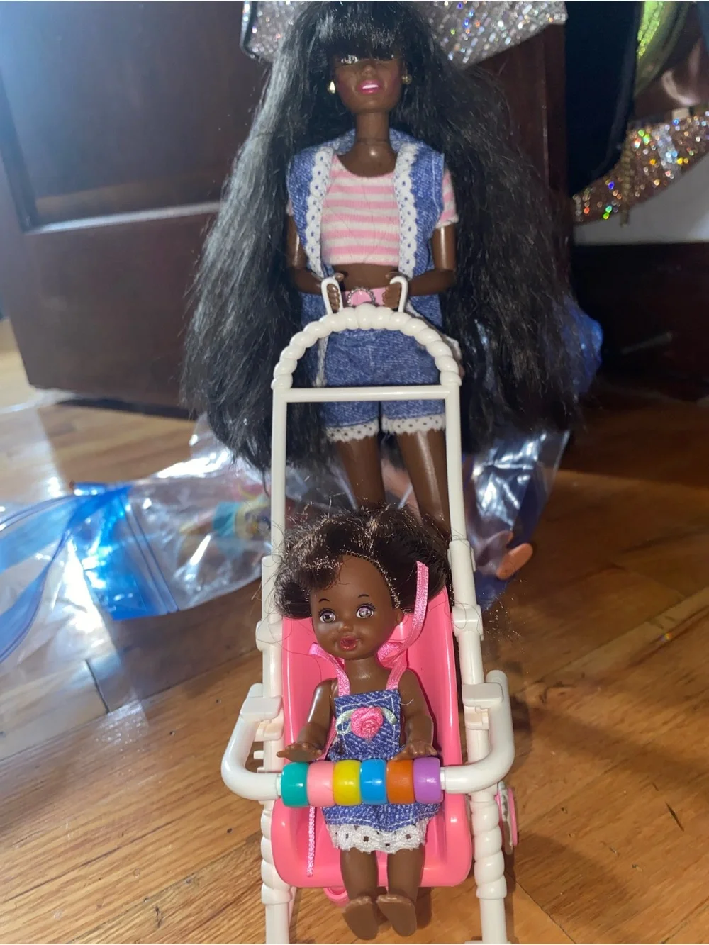 Barbie Strolling Fun Rare African American  Dolls